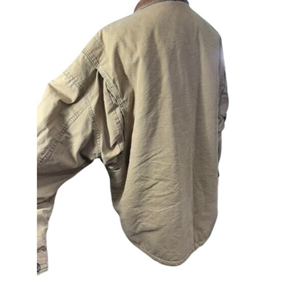 RARE!! "Abercrombie & Fitch" VTG Y2K Barn Chore Rodeo Horse SZ L Mens Sherpa - Picture 5 of 13